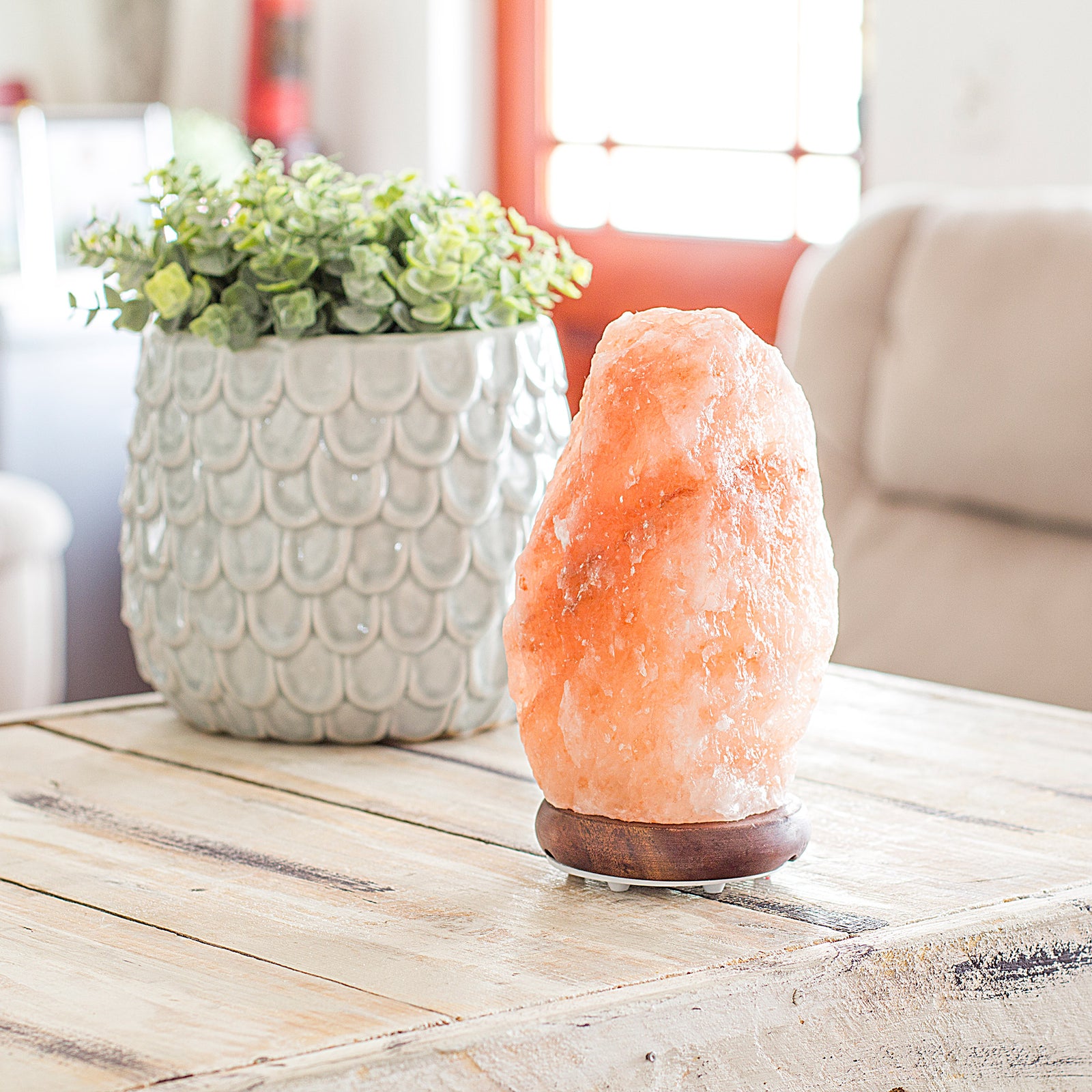 Pink himalayan online salt lamp