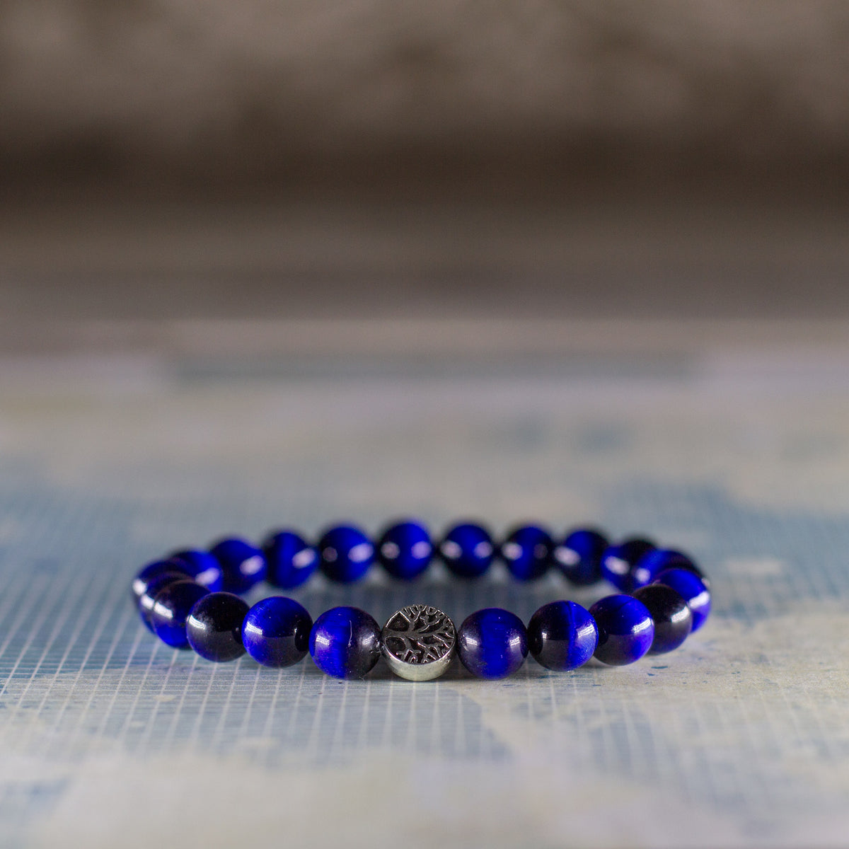 The Abundance Bracelet - Blue Tigers Eye Mi Chakra