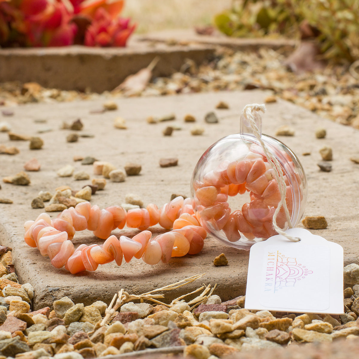 Carnelian Chip Bracelet Mi Chakra