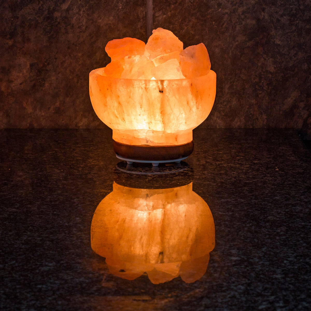 Himalayan Salt Lamp Fire Bowl Mi Chakra